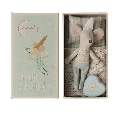 Tooth Fairy Mouse Little Brother in box 2024 - Maileg - STOCK DUE EARLY MAY