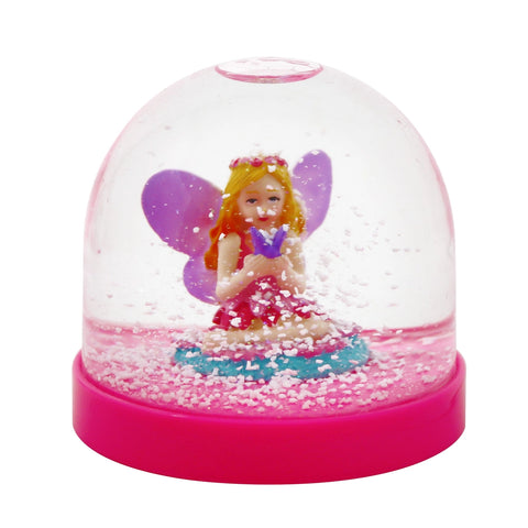 Fairy Acrylic Snow Globe - Pink Poppy