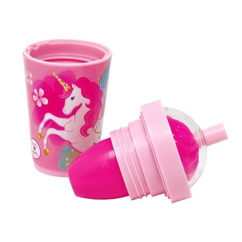 Unicorn Rainbow 3-pack Lip Gloss - Pink Poppy