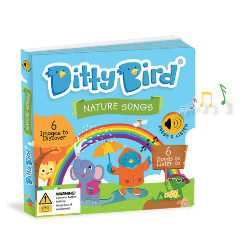Nature Songs Musical Board Book - Ditty Bird