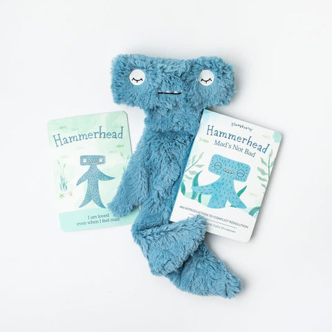 Hammerhead Snuggler Set  - Comforter + Book - Slumberkins