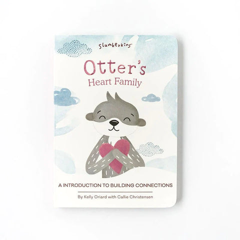 Otter's Heart Family Board Book - Slumberkins DISCOUNTED