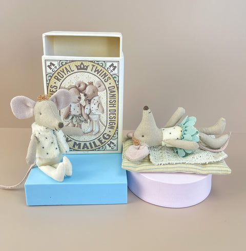 Royal Twins Mice in Box - Maileg DISCOUNTED