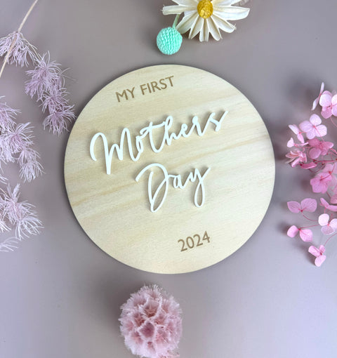 My first Mother's Day 2024 Plaque - Luma Light
