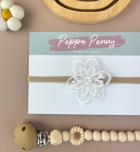 Pearl Floral Headband - Lexi - Peppa Penny DISCOUNTED