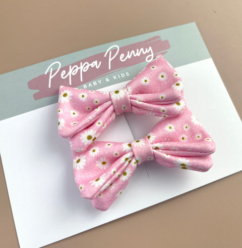 Clip Duo - Pink Daisy - Peppa Penny
