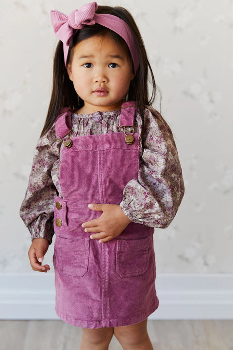 Alexis Cord Overall Dress - Dhalia - Jamie Kay DISCOUNTED