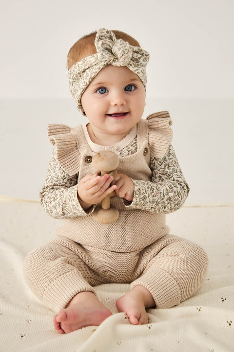 Lulu Playsuit - Oatmeal Marle - Fayette Collection - Jamie Kay