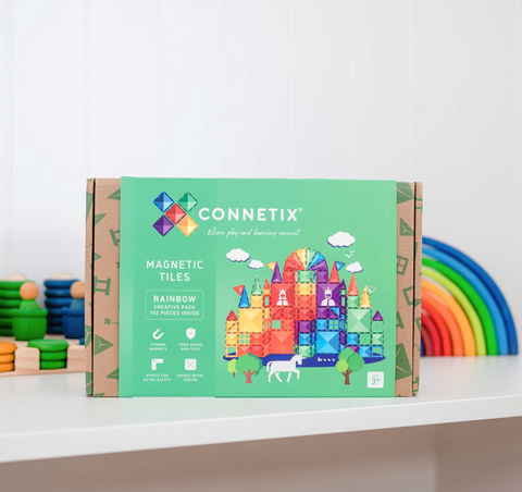 Rainbow Creative Pack - 102 pieces - Connetix Tiles