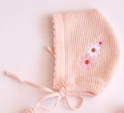 Knitted Beanie - Pink Newborn - Kute Cuddles