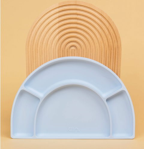Silicone Divided Plate - Pastel Sky - Kiin
