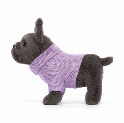 Sweater French Bulldog Purple - Jellycat DISCOUNTED