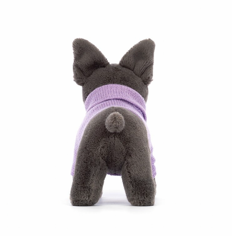 Sweater French Bulldog Purple - Jellycat DISCOUNTED