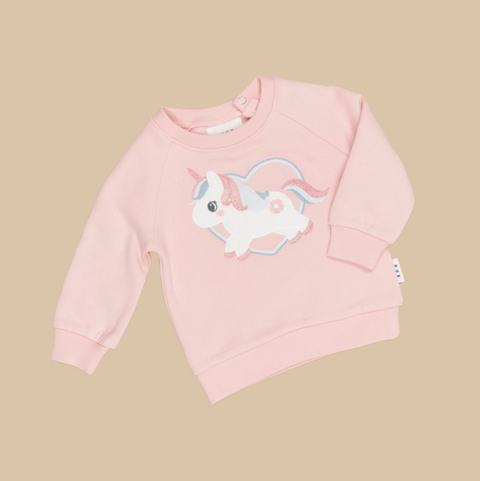 Unicorn Heart Sweatshirt - Huxbaby