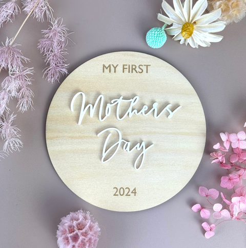 My first Mother's Day 2024 Plaque - Luma Light