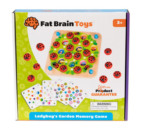 Ladybug's Garden Memory Game - Fat Brain Toys