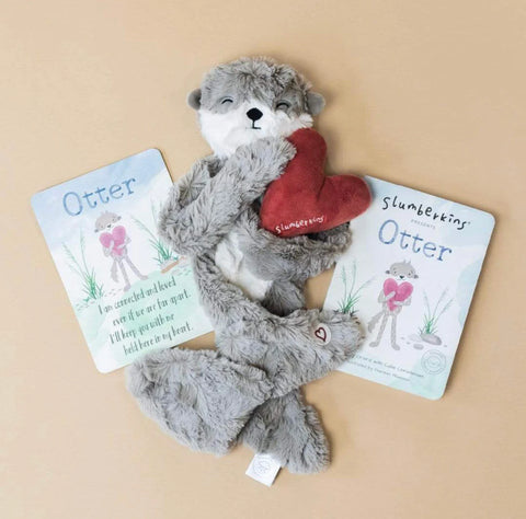 Otter Snuggler Set - Comforter + Book - Slumberkins