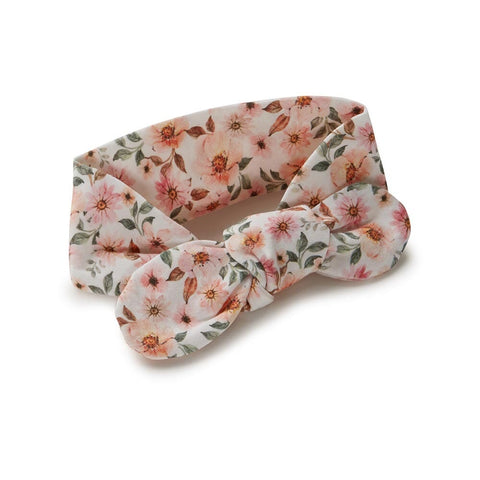 Spring Floral Organic Topknot - Snuggle Hunny
