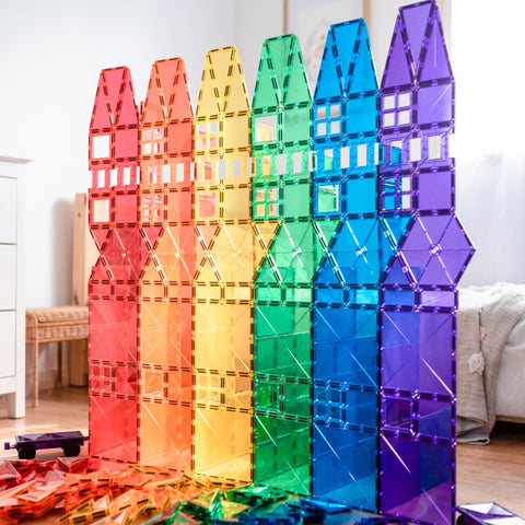 Rainbow Mega Pack - 212 pc - Connetix Tiles