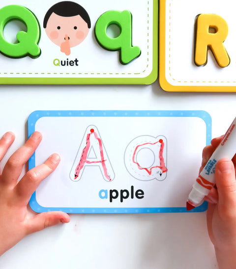 Flashcards & ABC Magnetic Letters - Curious Columbus