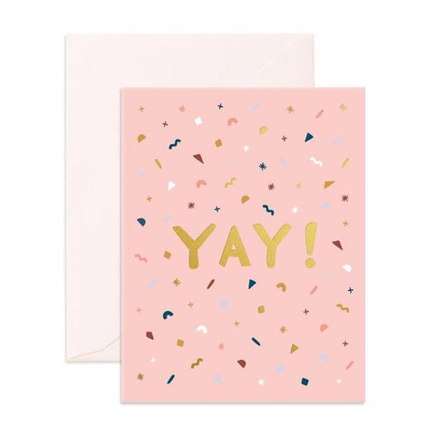 Card - Yay Confetti - Fox & Fallow
