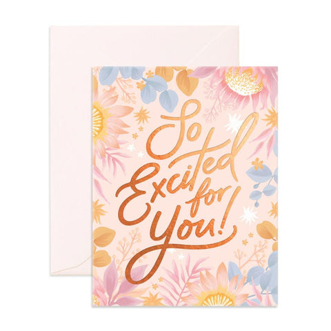 So Excited For You Card - Fox & Fallow