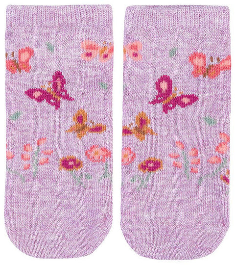 Organic Baby Socks Ankle Lavandula - Toshi DISCOUNTED