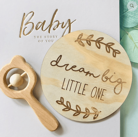 *Dream Big Little One- Wooden Sign - Timber Tinkers DISCOUNTED