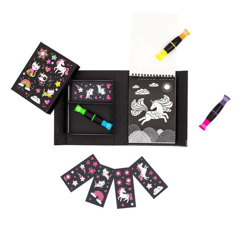 Neon Colouring Set - Unicorns and Friends - Tiger Tribe
