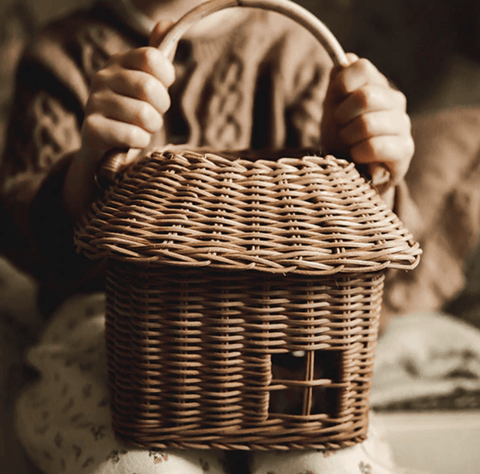 Rattan Hutch - Small Basket - OIli Ella DISCOUNTED