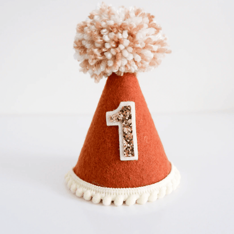 Rust Party Hat - Our Little Deer DISCOUNTED