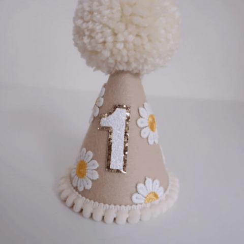 Daisy Boho Party Hat - Our Little Deer DISCOUNTED