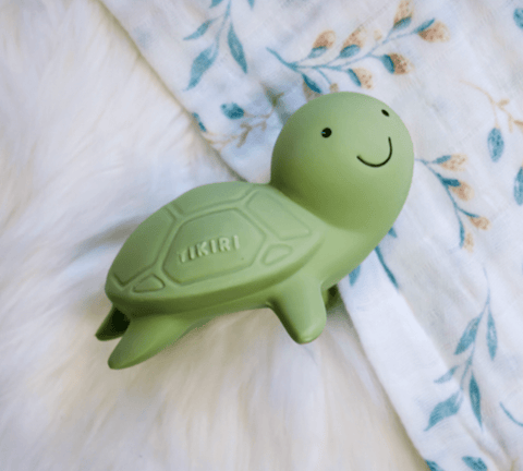 Teether | Rattle | Bath Toy - Turtle - Tikiri