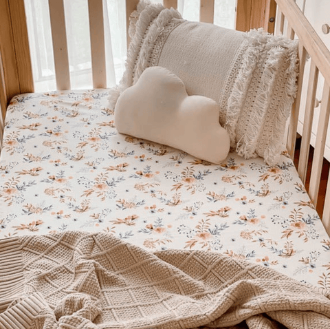 Maisie Fitted Cot Sheet - Snuggly Jacks