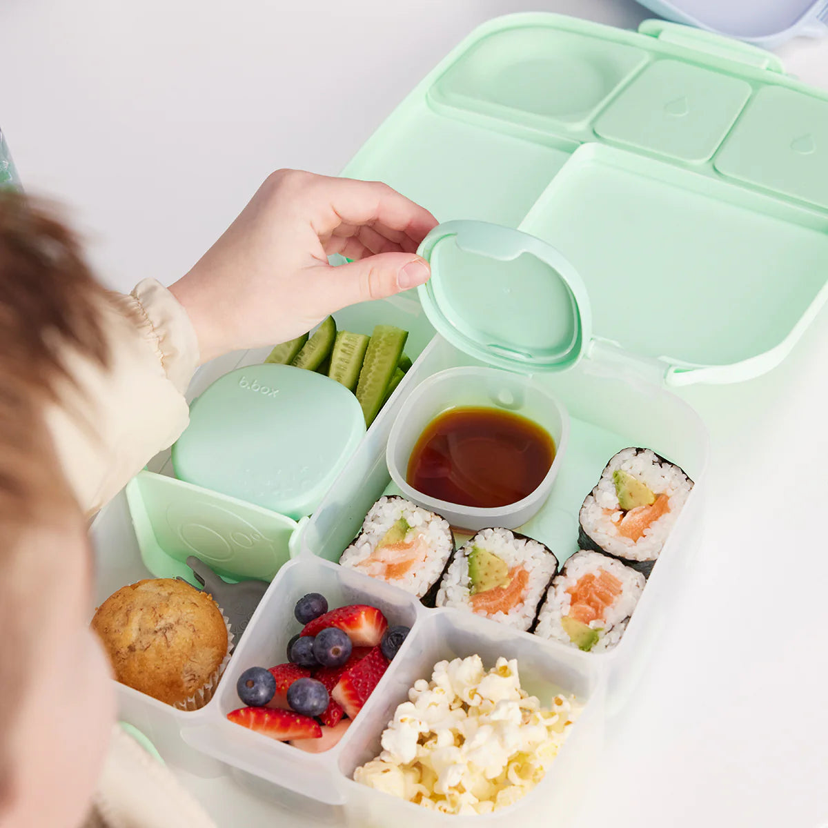 Lunch Box Large - Spearmint - B Box