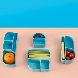 Silicone Bento Tray - Mini Lunchbox - Confetti - B Box