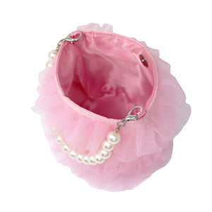 Ballerina Ruffle Handbag - Pink Poppy