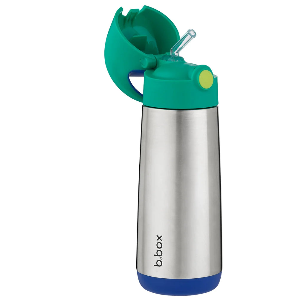 Insulated Drink Bottle - Electric Jungle 500ml - B Box