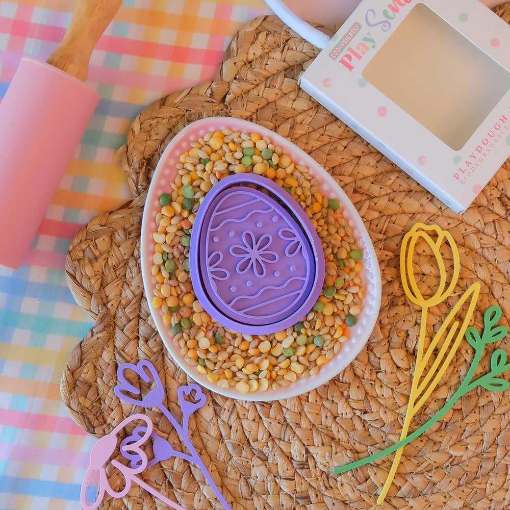 Eco Playdough Stamp | Easter Collection | Easter Egg - Play Sense