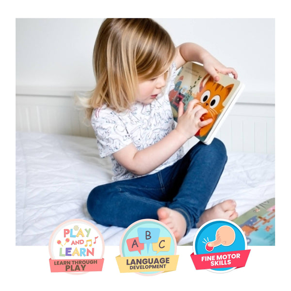 Musical Book - Touch the Cute Animals - Ditty Bird