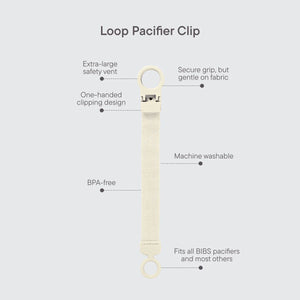 Pacifier Clip Loop - Bubblegum - Bibs Denmark