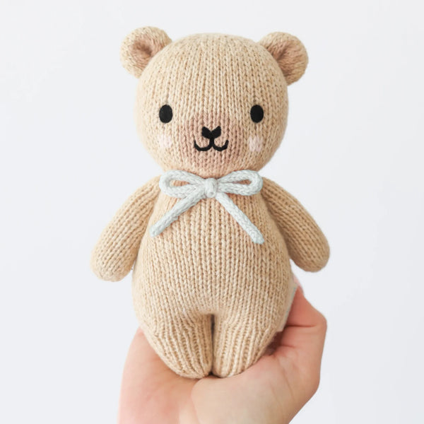 Baby Honey Bear - Robin Egg Blue - Cuddle & Kind