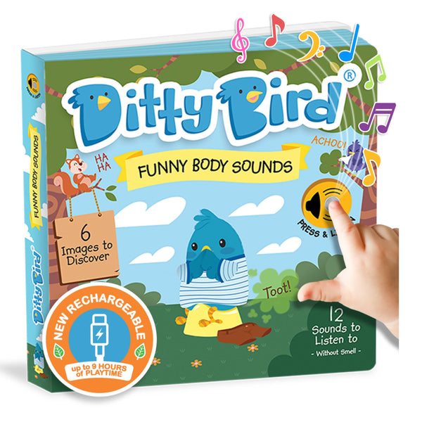 Musical Book - Funny Body Sounds - Ditty Bird