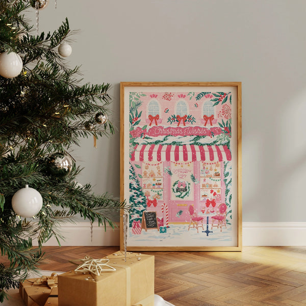 Christmas Gingerbread Bakery A4 Print - Simply Katy