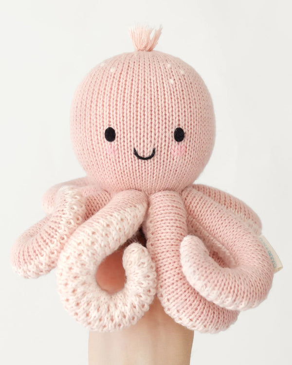 Baby octopus (soft coral pink) - Cuddle & Kind