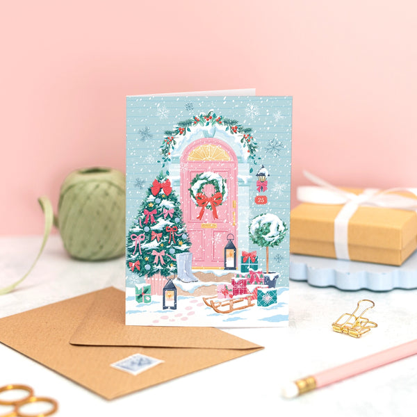 Christmas Doorway Card - Simply Katy