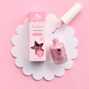 Pastel Pink Water-Based Nail Polish for Kids - No Nasties