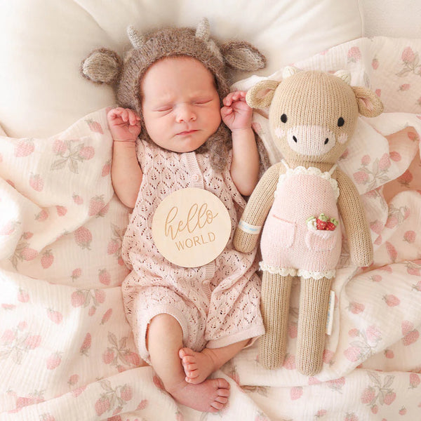 Ava the Cow - Powder Pink - Cuddle & Kind