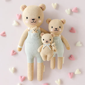 Baby Honey Bear - Robin Egg Blue - Cuddle & Kind