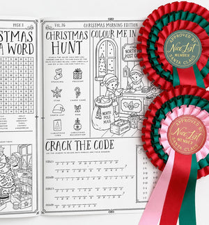 Christmas Newspaper Activity Booklet - Set of 2 - Vol. 26 - Black Bow Studio